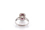 Bague 56 Bague Art déco en or 18k et platine avec diamants et rubis 58 Facettes 27355