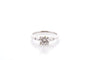 Bague 53 Bague en platine avec diamants 1,14 ct F/VVS2 58 Facettes 27359-27378
