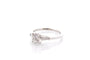 Bague 53 Bague en platine avec diamants 1,14 ct F/VVS2 58 Facettes 27359-27378