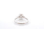 Bague 53 Bague en platine avec diamants 1,14 ct F/VVS2 58 Facettes 27359-27378