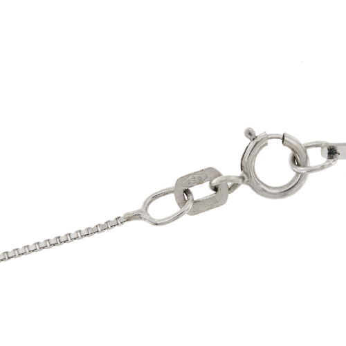 Collier Collier avec croix en or blanc 18 ct et diamants 58 Facettes 27373