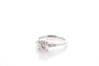 Bague 53 Bague en platine avec diamant 1,13 ct et 2 diamants 58 Facettes 27375-27360