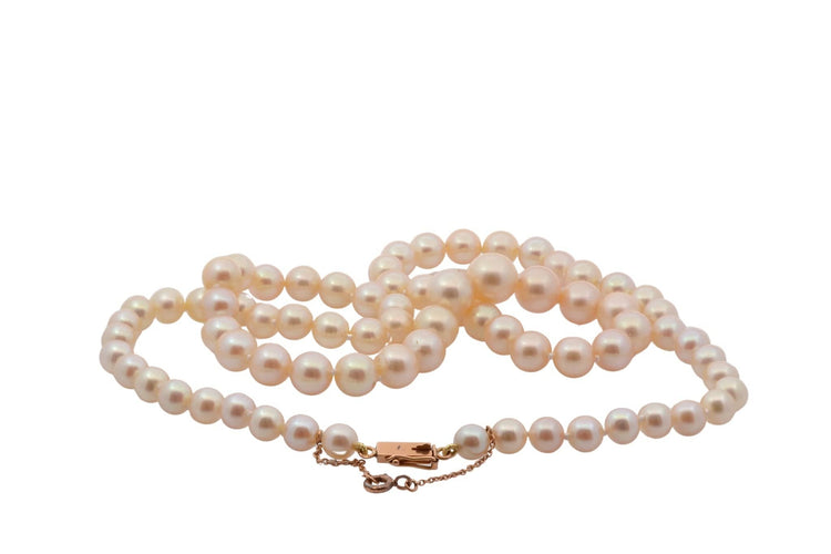 Collier Collier de perles de culture avec fermoir en or jaune 18k 58 Facettes 27386