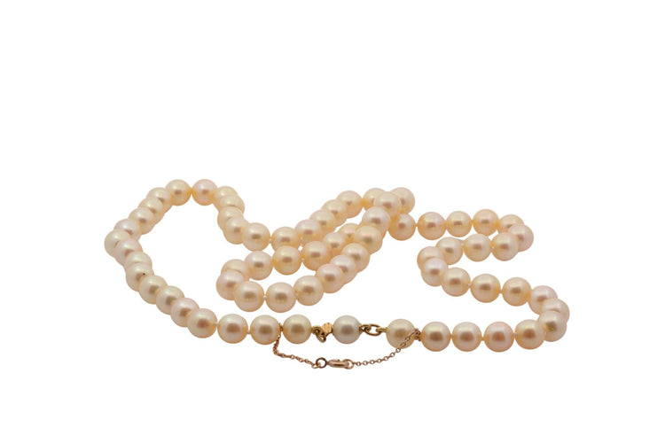 Collier Collier de perles de culture avec fermoir en or 18k 58 Facettes 27387