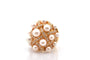 Bague 49 Bague en or 18k avec perles de culture et diamants 58 Facettes 27398