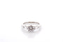 Bague 53 Bague en platine avec diamant 1,36 ct D/VS2 58 Facettes 27414-27617