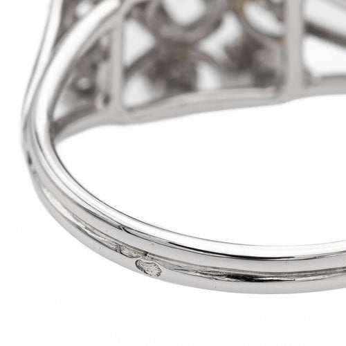 Bague 54 Bague Or blanc Diamant 58 Facettes 2746543CN