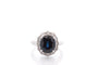 Bague 52 Bague vintage en platine saphir de Ceylan et diamants 58 Facettes 27489dv