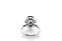 Bague 52 Bague vintage en platine saphir de Ceylan et diamants 58 Facettes 27489dv