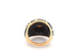 Bague 55 Bague en or 18k et émail avec diamants 58 Facettes 27534