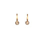 Boucles d'oreilles Boucles d'oreilles vintage en or et platine serties de diamants 58 Facettes 27552
