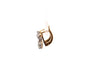 Boucles d'oreilles Boucles d'oreilles vintage en or et platine serties de diamants 58 Facettes 27552