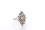 Bague 52 Bague vintage en or 18 carats et platine avec diamants 58 Facettes 27558