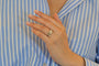 Bague 53 Bague en platine avec diamant 1,95 ct et diamants baguette 58 Facettes 27441-27608A