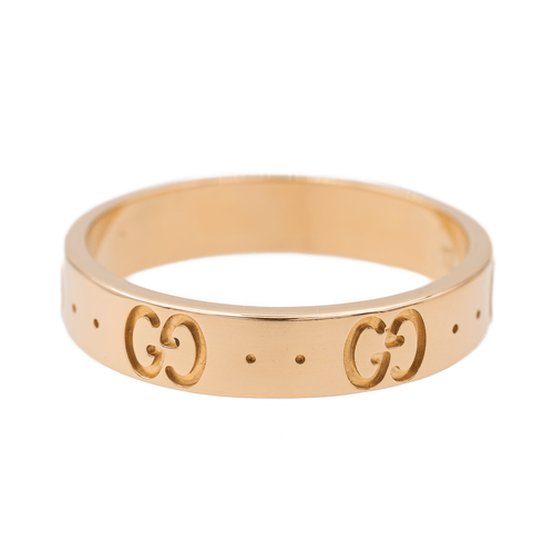 Bague 53 Gucci Bague Icon Or rose 58 Facettes 2764396CN