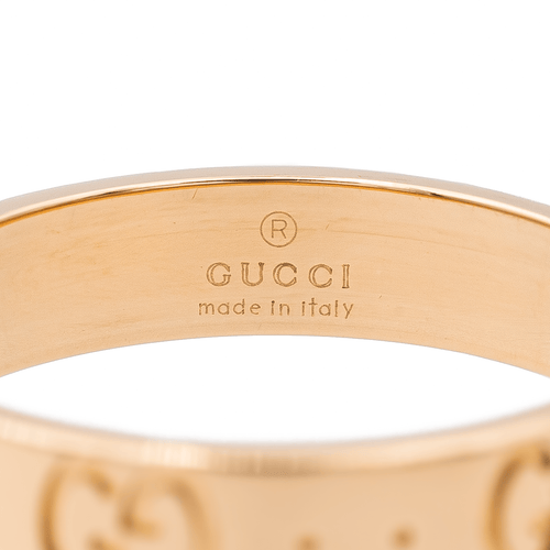 Bague 53 Gucci Bague Icon Or rose 58 Facettes 2764396CN