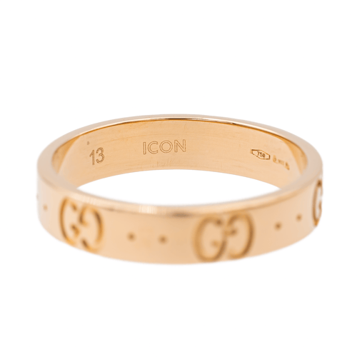 Bague 53 Gucci Bague Icon Or rose 58 Facettes 2764396CN