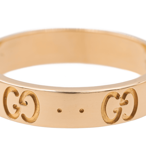 Bague 53 Gucci Bague Icon Or rose 58 Facettes 2764396CN