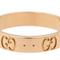 Bague 53 Gucci Bague Icon Or rose 58 Facettes 2764396CN