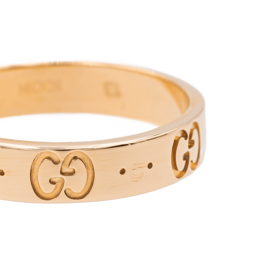 Bague 53 Gucci Bague Icon Or rose 58 Facettes 2764396CN