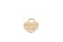 Pendentif Tiffany & Co - Pendentif cœur en or jaune 18k 58 Facettes 27688