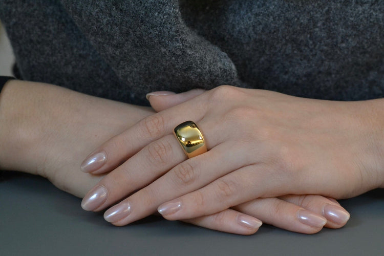Bague 51 Cartier - Bague jonc en or jaune 18k 58 Facettes 27689
