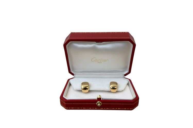 Boucles d'oreilles Cartier - Boucles d’oreilles en or jaune 18k 58 Facettes 27690