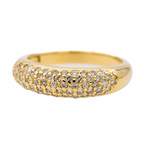 Bague 55 Bague Jonc Or jaune Diamant 58 Facettes 2769815CN