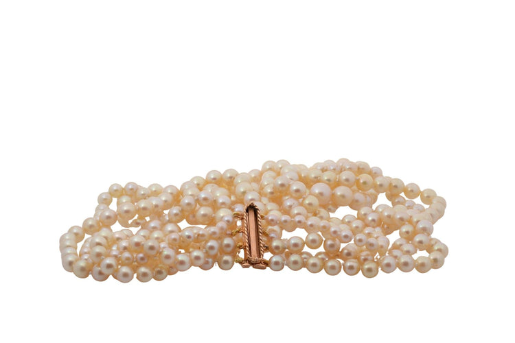 Collier Collier en or jaune 18k et perles de culture 58 Facettes 27701