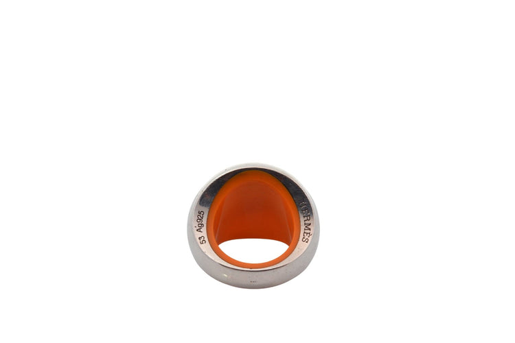 Bague 53 Hermès - Bague en argent, taille 53 58 Facettes 27716