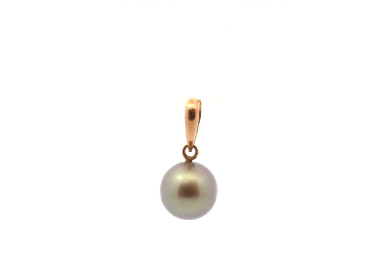 Pendentif Pendentif en or 18k avec perle de culture de Tahiti 58 Facettes 27725