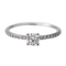Bague 49 Bague Solitaire Or blanc Diamant 58 Facettes 2773202CN