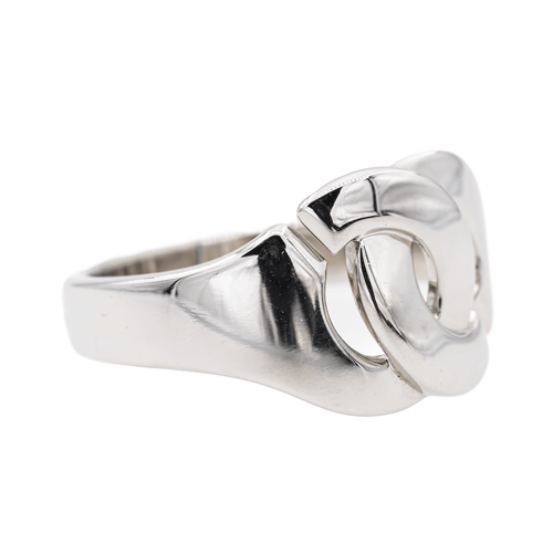 Bague 56 Dinh Van Bague Menottes Or blanc 58 Facettes 2773204CN