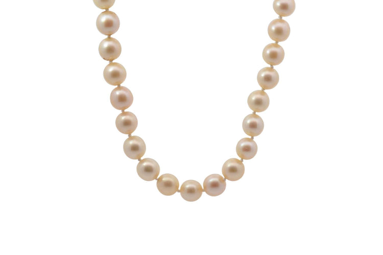 Collier Collier perles de culture avec fermoir en or jaune 18k 58 Facettes 27746