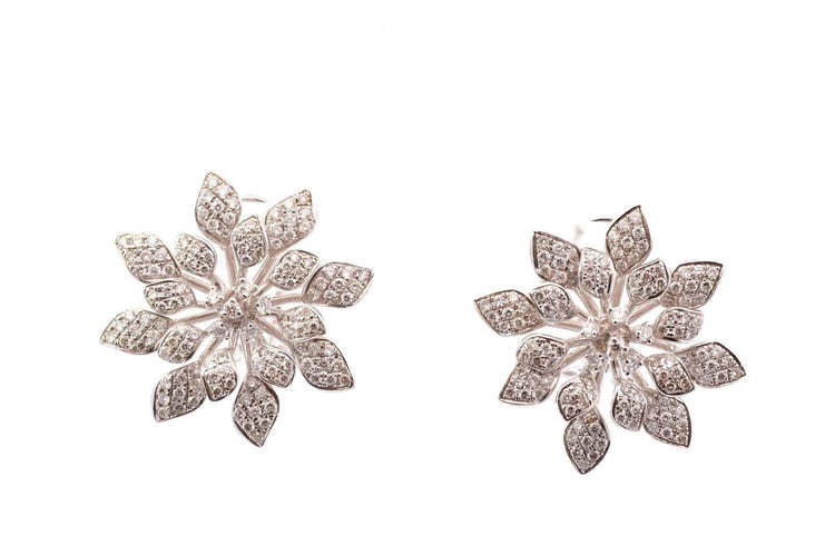 Boucles d'oreilles Boucles d'oreilles en or 18k et diamants 58 Facettes 27759dv