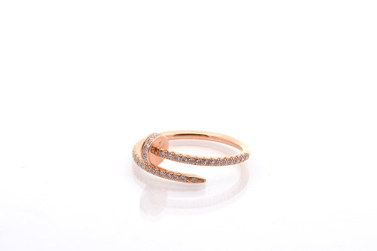 Bague 56 Cartier Juste Un Clou - Bague en or 18k et diamants 58 Facettes 27766