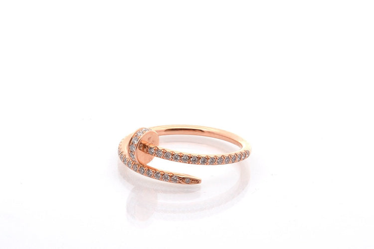 Bague 56 Cartier Juste Un Clou - Bague en or 18k et diamants 58 Facettes 27766