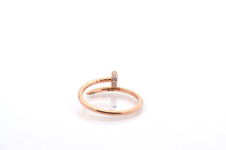 Bague 56 Cartier Juste Un Clou - Bague en or 18k et diamants 58 Facettes 27766