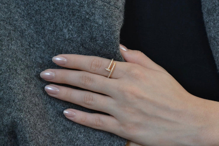 Bague 56 Cartier Juste Un Clou - Bague en or 18k et diamants 58 Facettes 27766