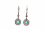Boucles d'oreilles Boucles d’oreilles Art déco en platine, émeraudes et diamants 58 Facettes 27776dv