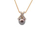 Pendentif Pendentif en or 18k avec perle de culture de Tahiti et diamants 58 Facettes 27778