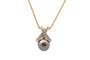 Pendentif Pendentif en or 18k avec perle de culture de Tahiti et diamants 58 Facettes 27778