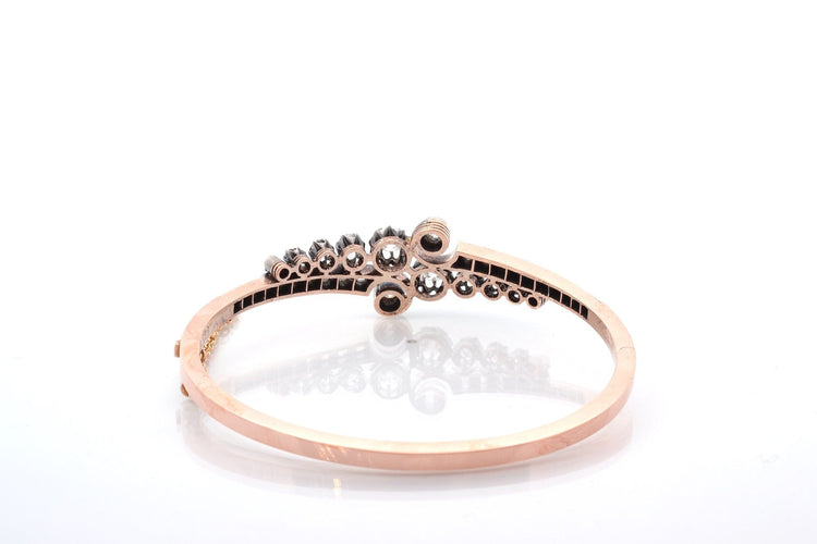 Bracelet Bracelet ancien XIXe siècle en or 18k et argent, diamants 58 Facettes 27786