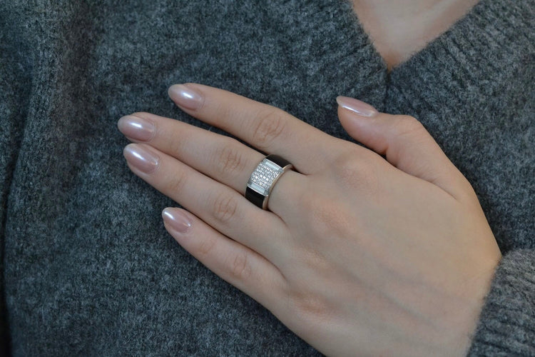 Bague 54 Chaumet Class One - Bague en or 18k et diamants 58 Facettes 27827
