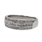 Bague 50 Bague en or blanc 18 carats pavée de diamants 58 Facettes 2783632CN