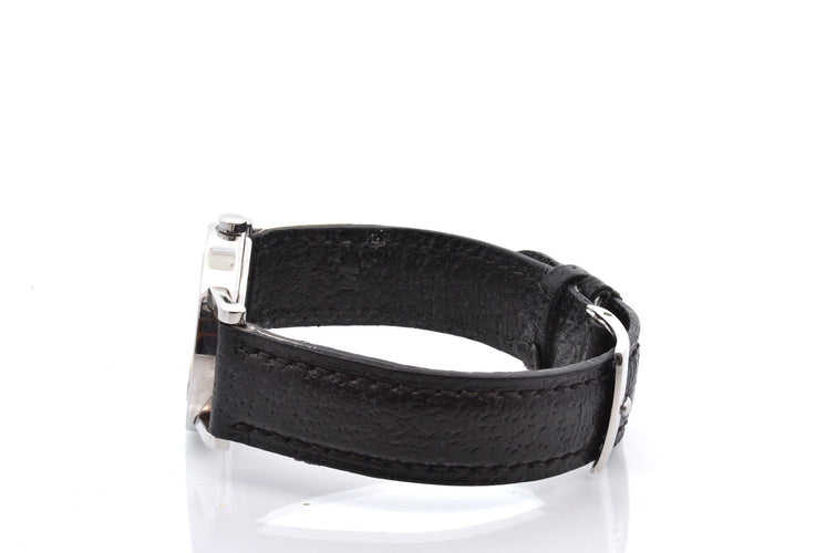 Montre Bvlgari - Montre en acier, mouvement quartz, bracelet cuir 58 Facettes 27876