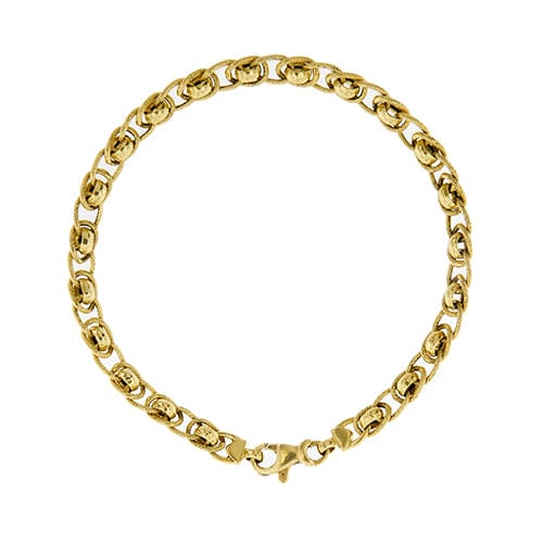 Bracelet Bracelet - Maille gourmette en or jaune 18 ct 58 Facettes 27966