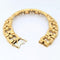 Bracelet Bracelet en or jaune 18 carats à maillons ciselés 58 Facettes 28006