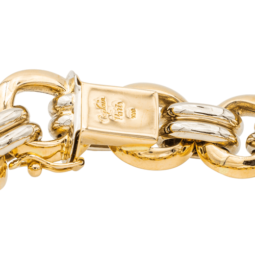 Bracelet Caplain Bracelet  Or jaune, Or blanc 58 Facettes 2807571CN