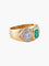 Bague 58 Bague Or Jaune, Emeraude et Diamants 58 Facettes DV0032-6